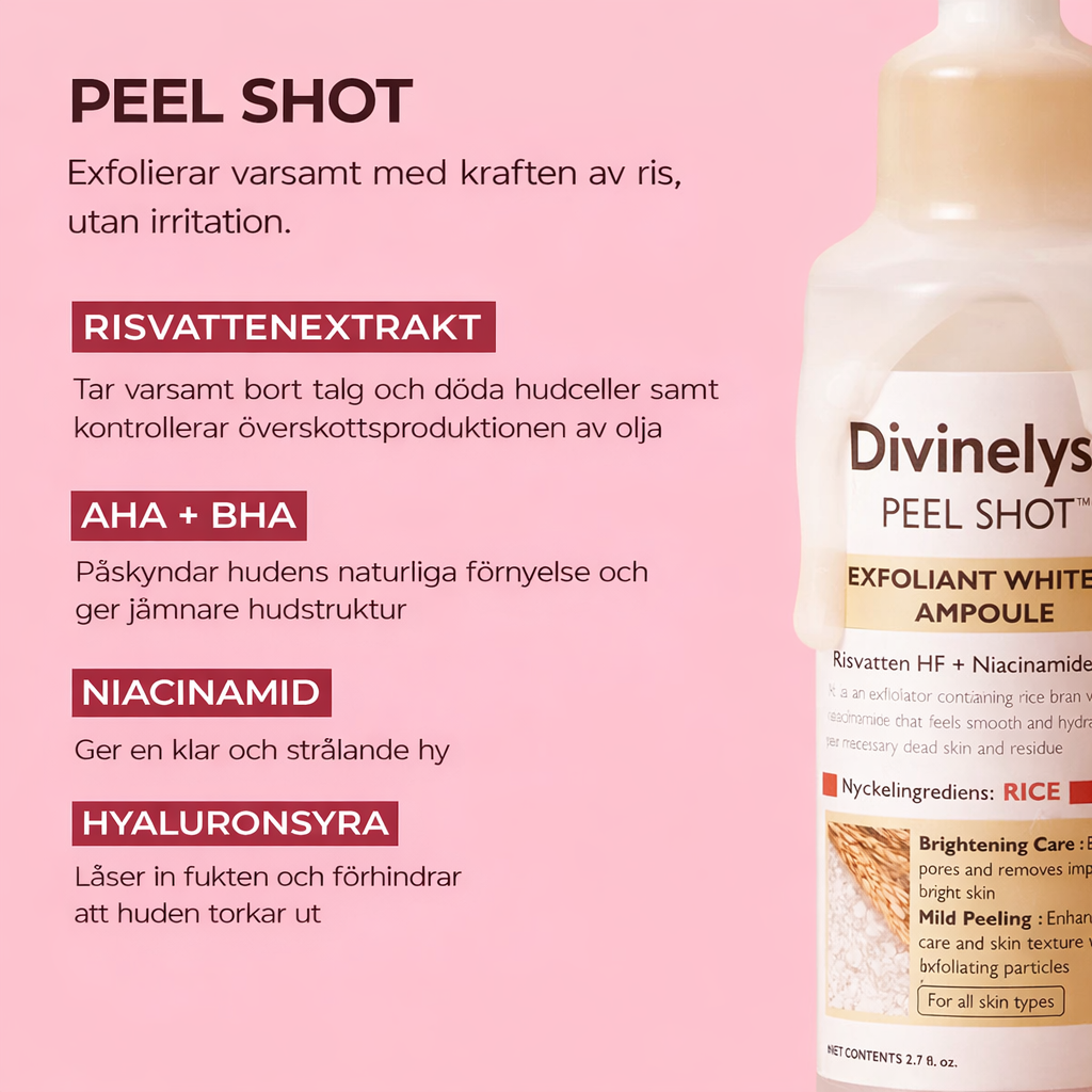 Peel Shot - Klarere hud uten synlige porer